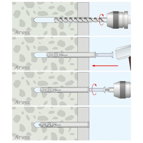 Kołki rozporowe do murów pełnych PZ...