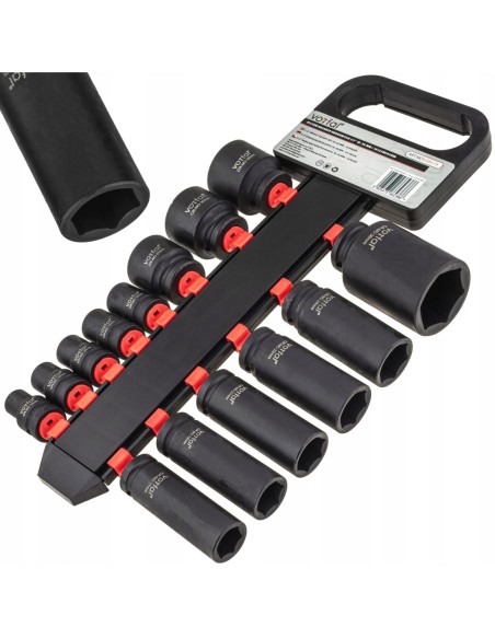 NASADKI UDAROWE NASADEK UDAROWYCH 1/2" CALA 10-36MM 6-KĄTNE 14 EL CR-MO