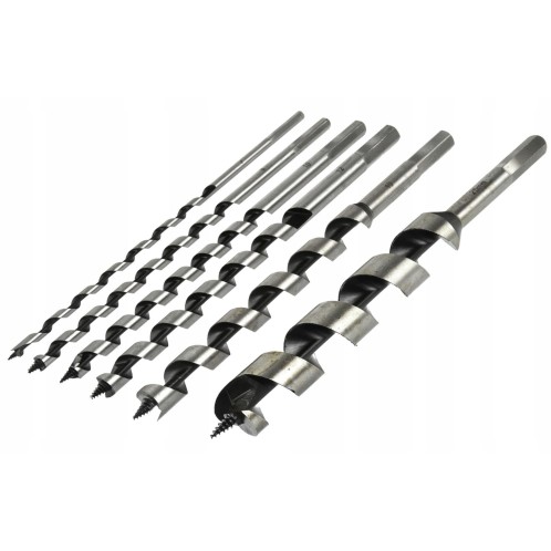 WIERTŁA DO DREWNA ZESTAW WIERTEŁ 6-25 MM