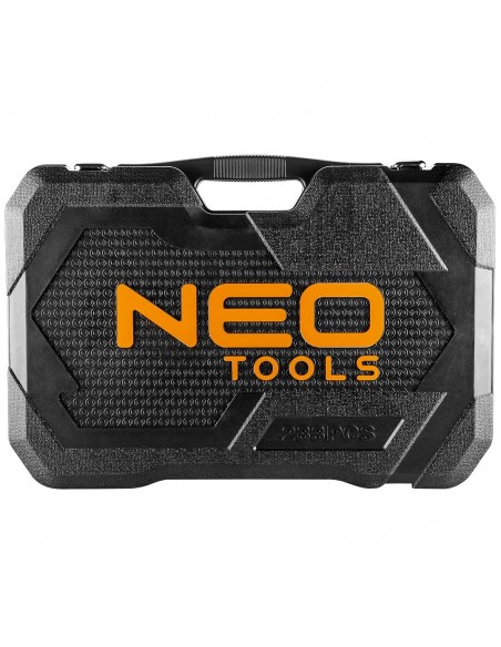 Klucze nasadowe 1/2" 3/8" 1/4" 233szt. NEO