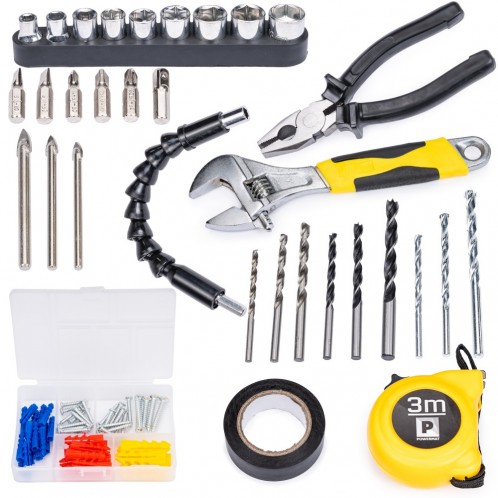 Wkrętarka akumulatorowa POWERMAT 100pcs