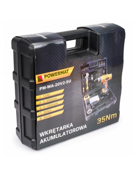 Wkrętarka akumulatorowa POWERMAT 100pcs