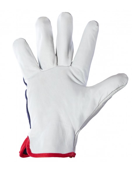 Rękawice robocze wzmacniane skórą CABRA