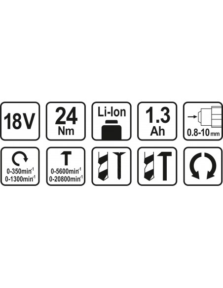 Wiertarko-wkrętarka z udarem 78974