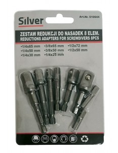 Adaptery na nasadki 1/2,...