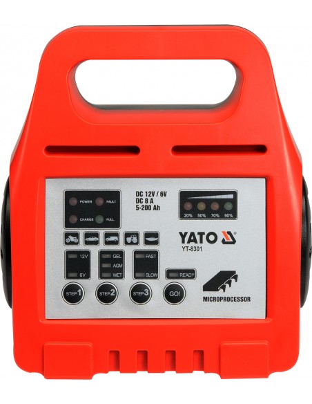 Prostownik elektroniczny 6/12V YATO YT-8301