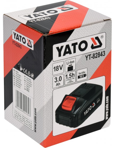 Akumulator Li-Ion 18V 3Ah YATO YT-82843